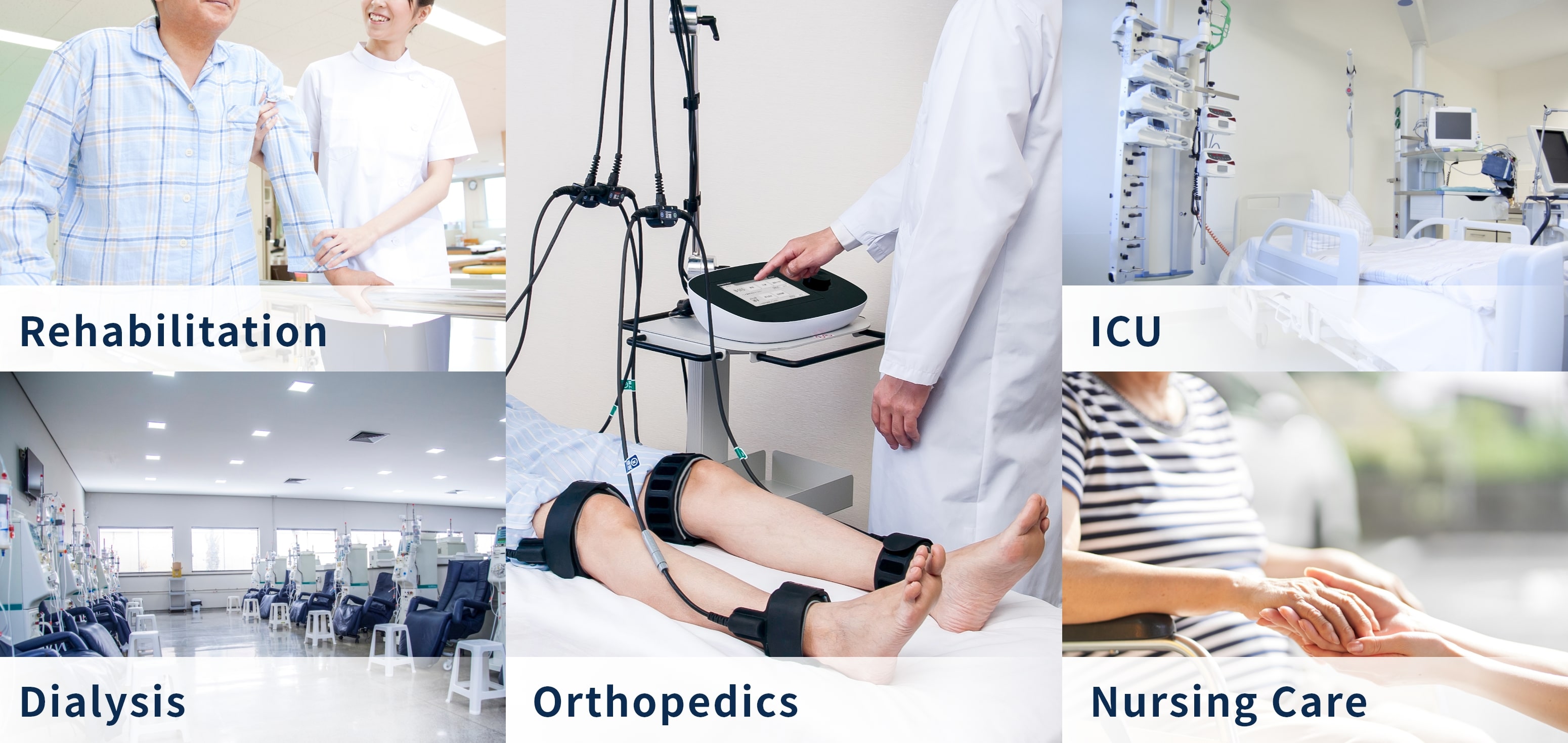 Rehabilitation Dialysis Orthopedics ICU Nursing Care