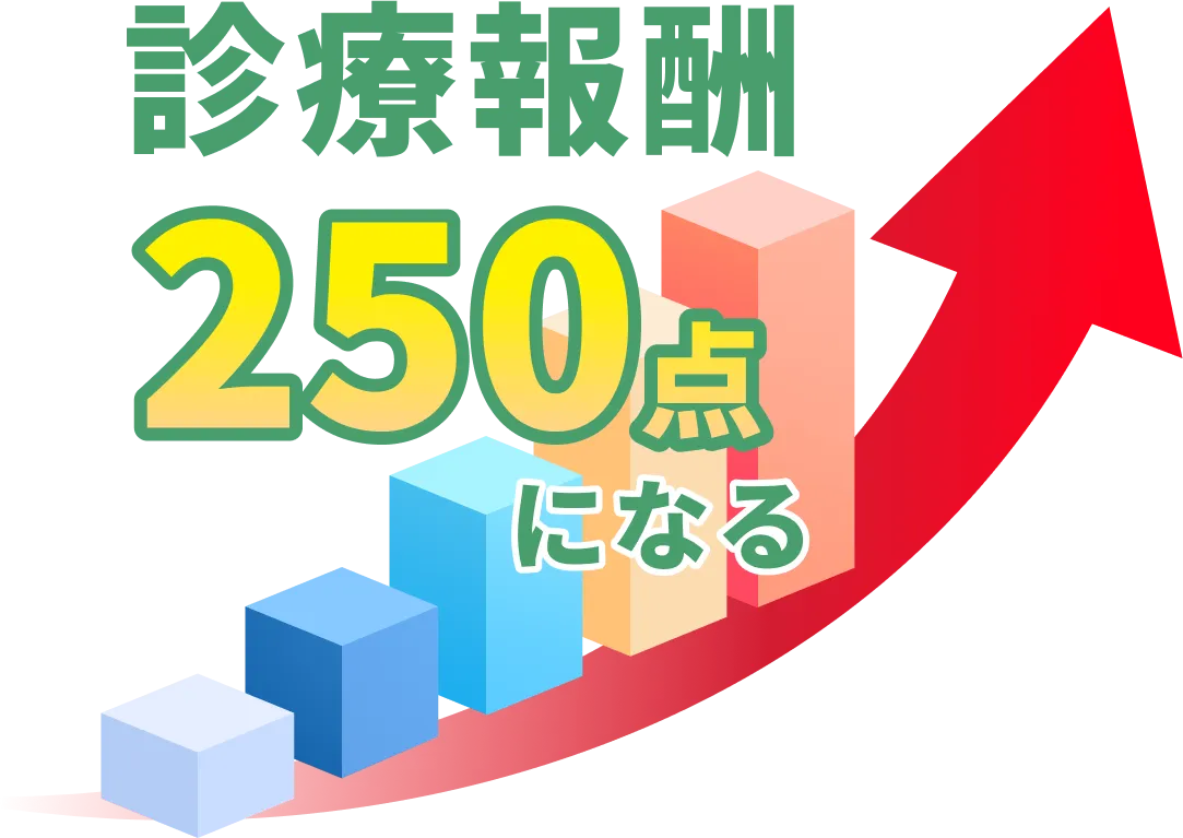診療報酬250点になる