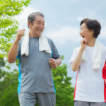 運動をするシニア